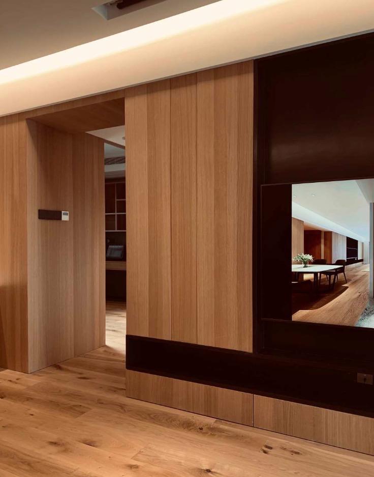 原木色极简家,黑白原木极简风格