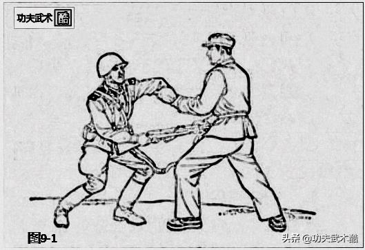 解放军格斗术实战,侦察兵七十年代捕俘拳全套动作图