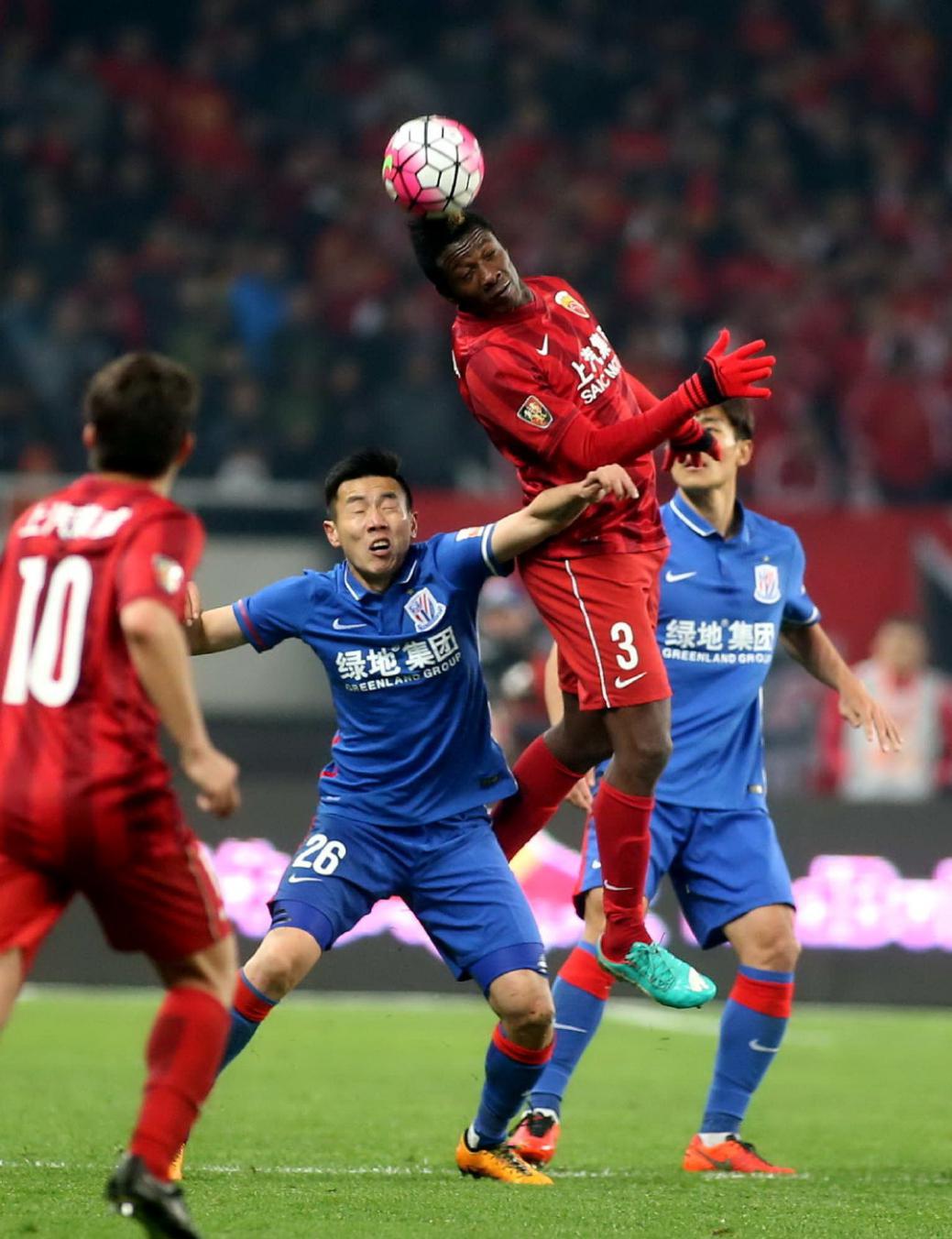 中超第11轮天津津门大战上海申花,15年中超上海德比