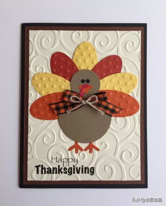 感恩节贺卡手工超级简单,做感恩节贺卡简单又漂亮