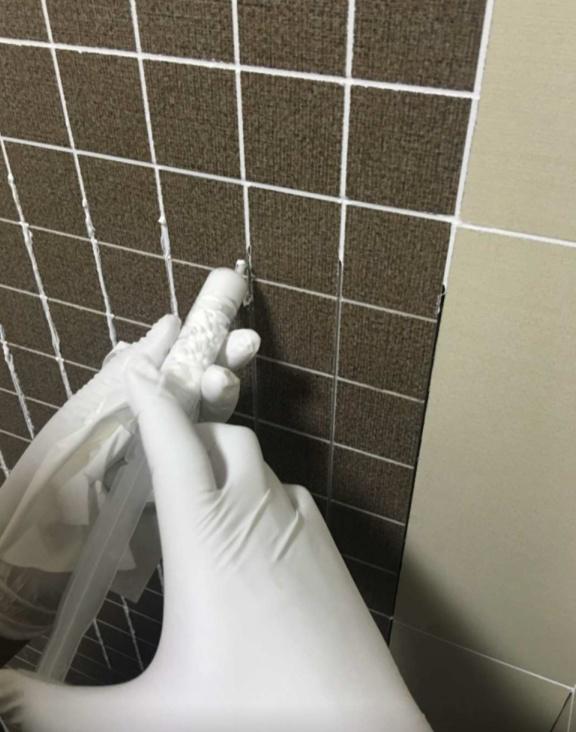 瓷砖美缝初学全过程,1.5*0.75瓷砖做2mm的美缝怎样