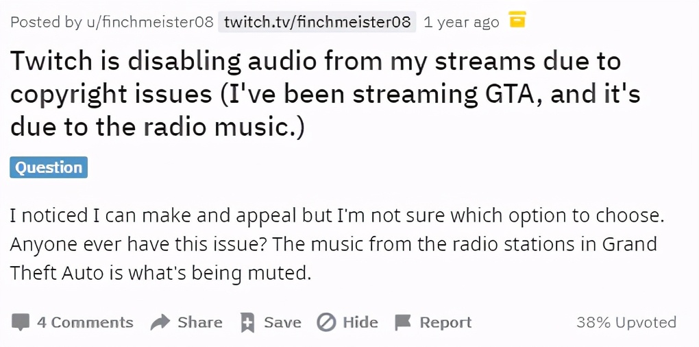 Twitch为规避版权警告让主播关掉游戏音效，主播们真照做了