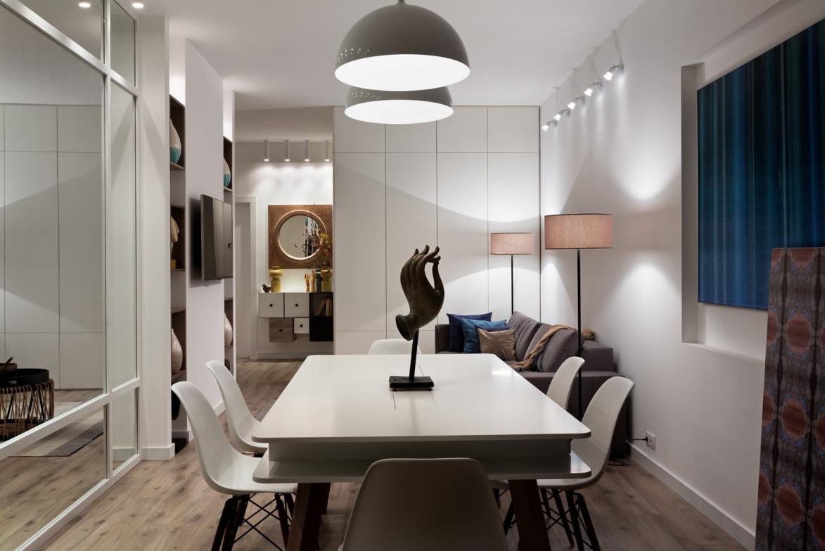 小户型进门隔断无收纳屏风,入户没有玄关的两室怎么设计