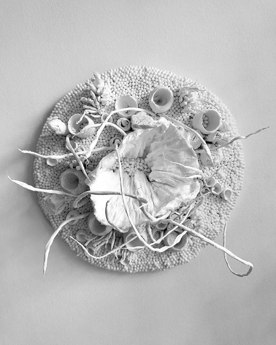 棉花艺术作品,棉花手工艺术作品