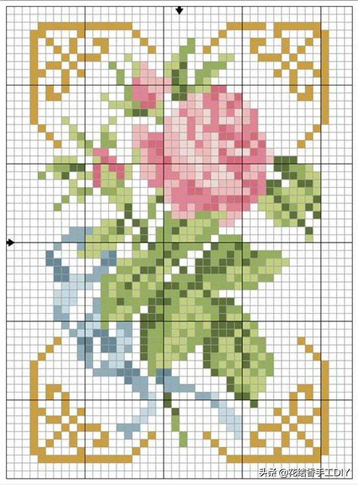 十字绣美丽的画,十字绣美丽花边