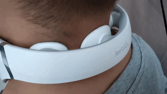 随身携带的颈椎按摩师，恒温42℃，15级力度调节，坐着躺着都能用