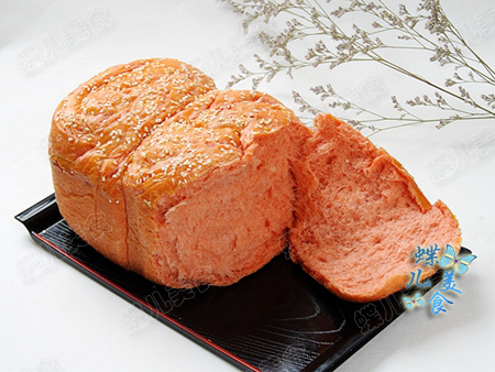 小小面包机，轻松搞定一家人早餐主食：红曲米粉手撕面包