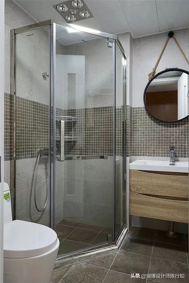 干湿分离卫生间推拉门玻璃隔断,玻璃隔断干湿分离卫生间设计