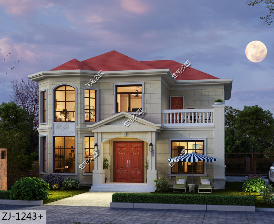 农村自建二层别墅图纸求推荐,1000套农村自建房图纸分享