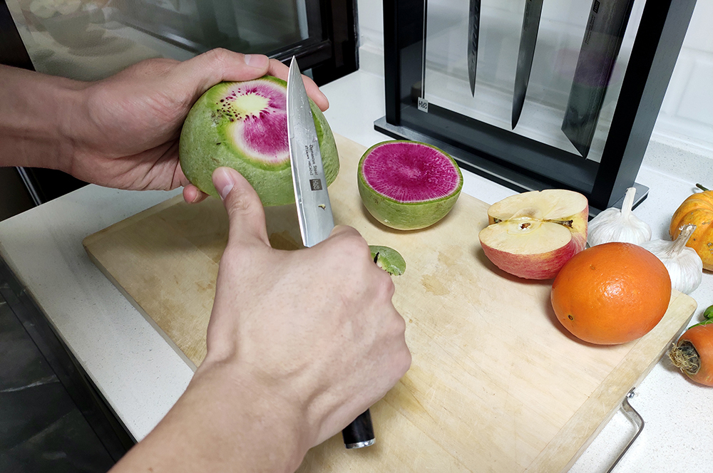 小米火候大马士革刀五件套,小米有品大马士革套刀