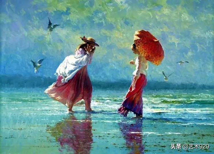 科尔曼油画作品欣赏,卡罗勒斯杜兰油画作品欣赏