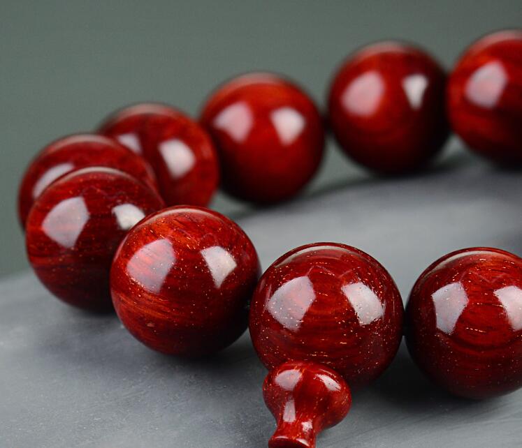 檀木手链带香味正品可调节,佛系陶瓷串珠手链禅意