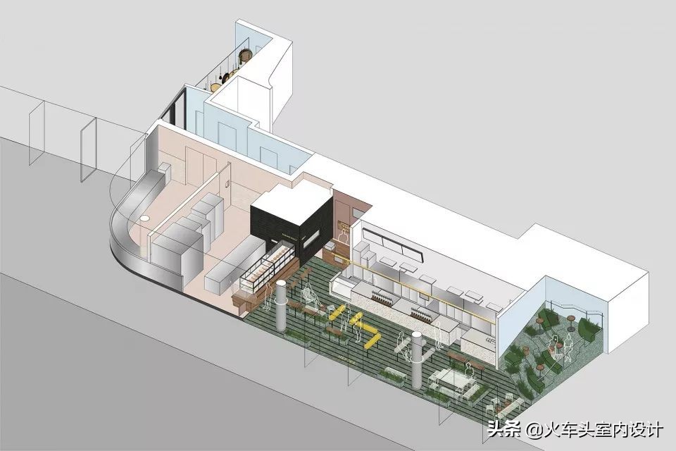 土、砖、石、木、竹、铝,这家茶饮店“设计公司”的身份要暴露啦