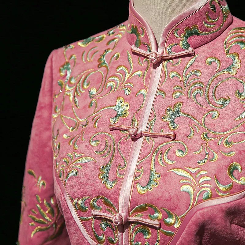 最适合穿中式嫁衣,新款秀禾服新娘礼服中式嫁衣