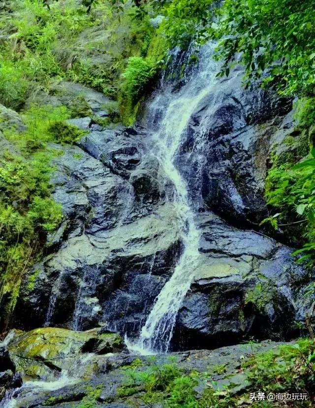 海南古银瀑布线路,海南兴隆情人瀑布