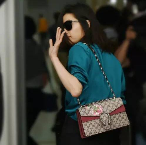 gucci酒神天竺葵花包大号,gucci酒神天竺葵中号