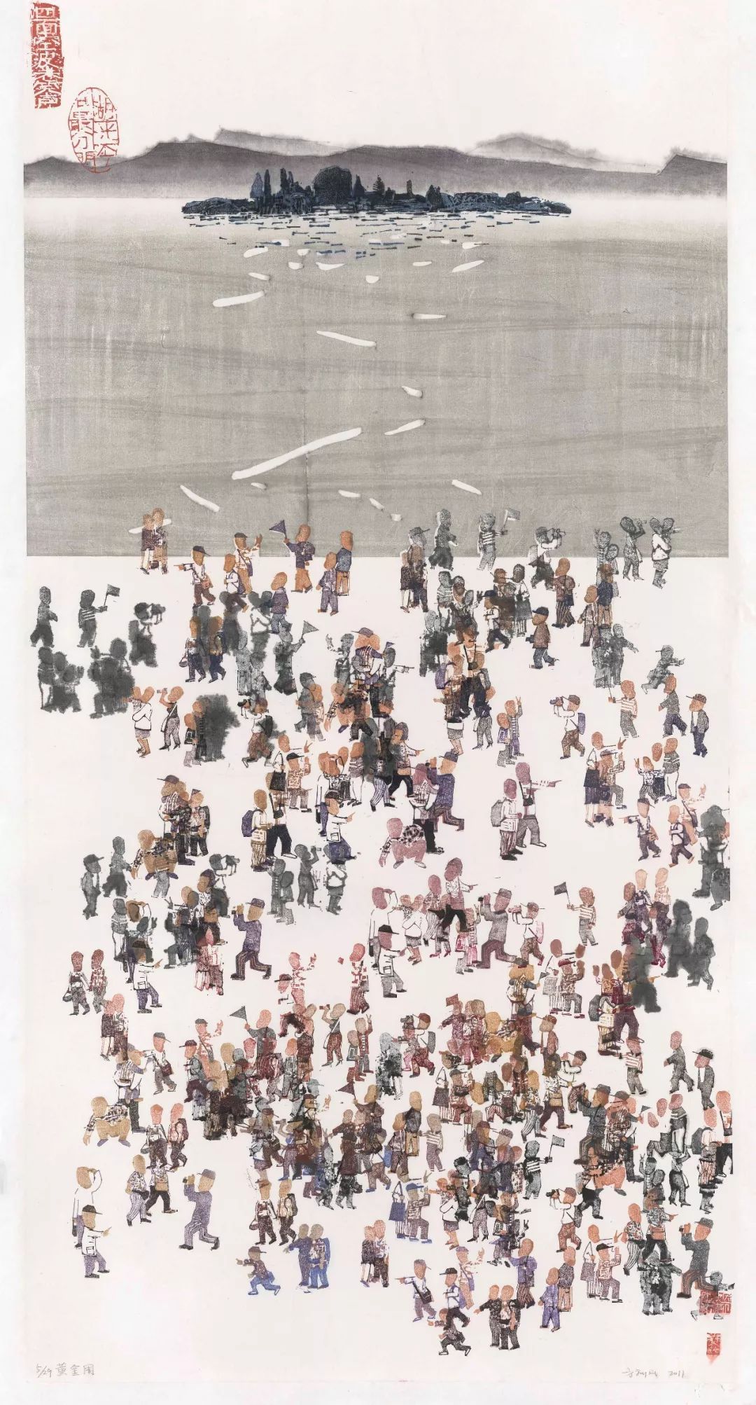 方利民版画价格,方利民版画