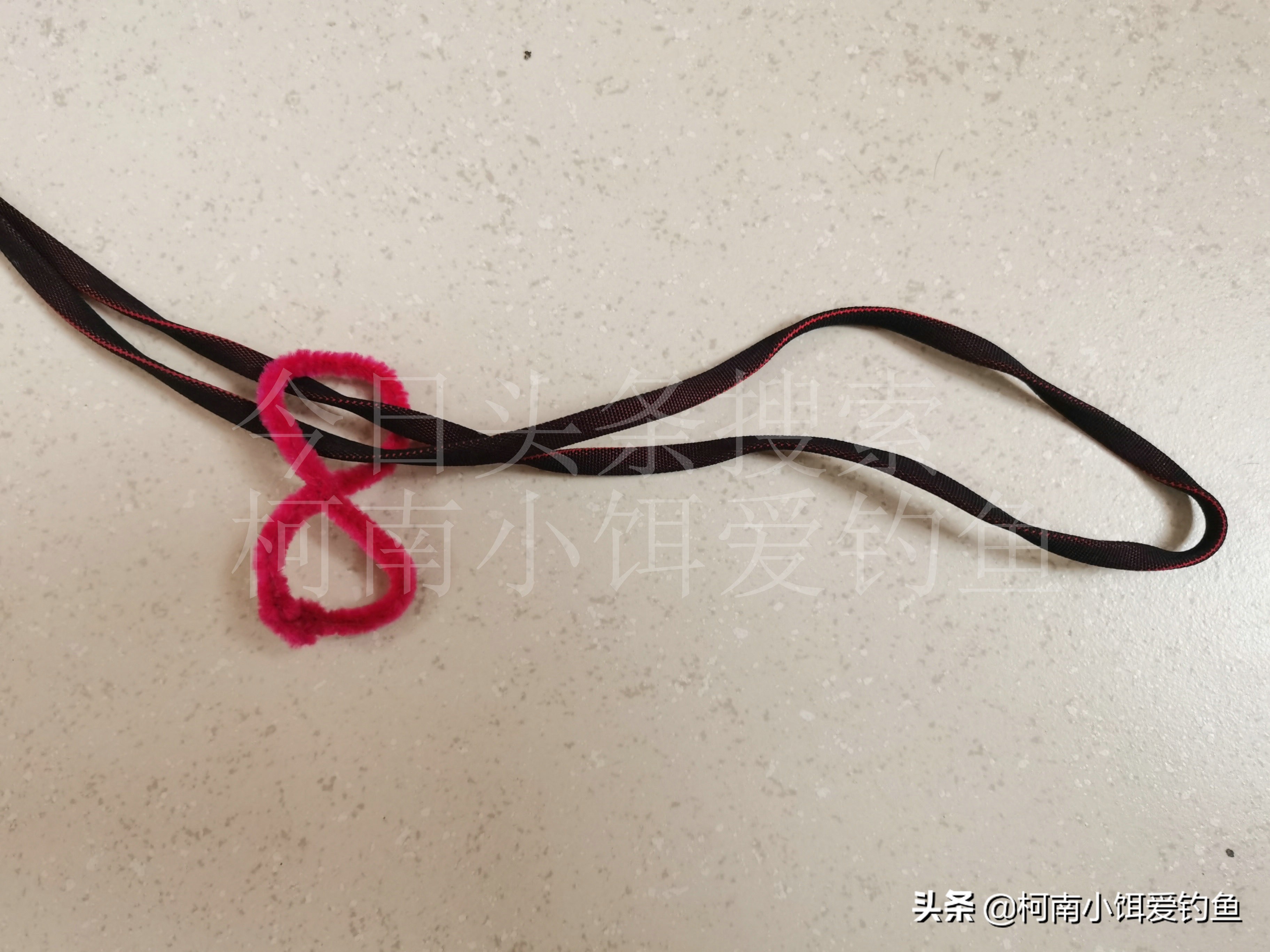 钓鱼主线打结方法,钓鱼鱼线怎么打结方法图解