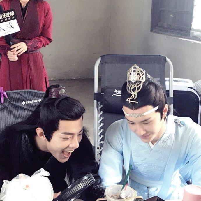 王一博在快本对肖战说的话,肖战王一博录制快本当天