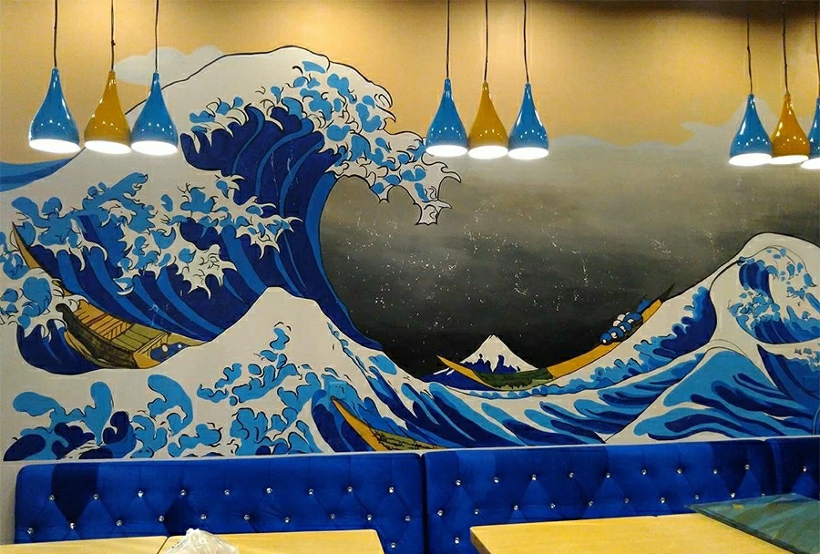 手绘墙绘必看,简单手绘墙绘