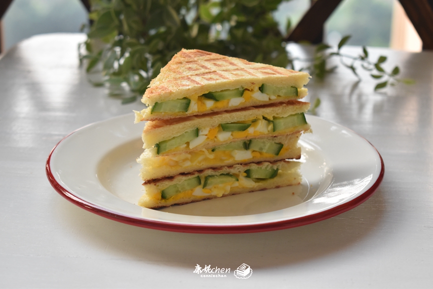 快手三文治简单做法,最简单的三文治早餐