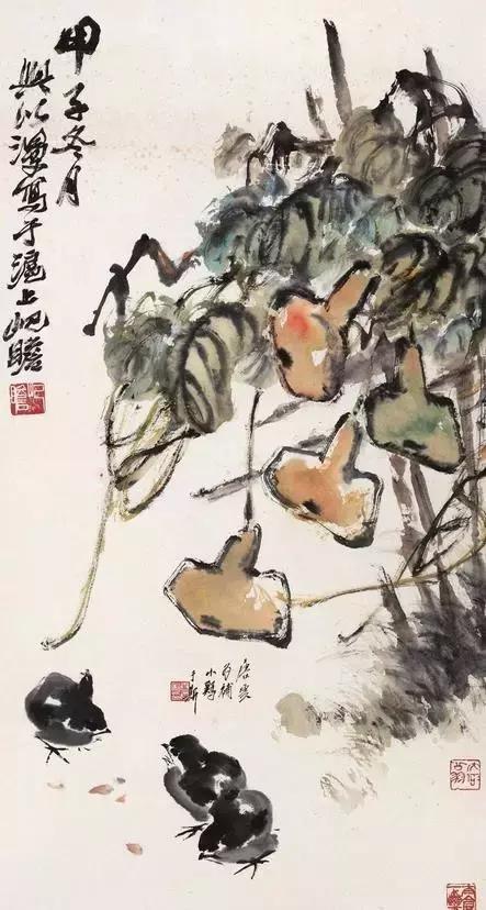十大名家画葫芦,名家国画葫芦精品图