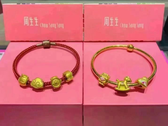 黄金周大福周生生周大生,黄金足金周生生