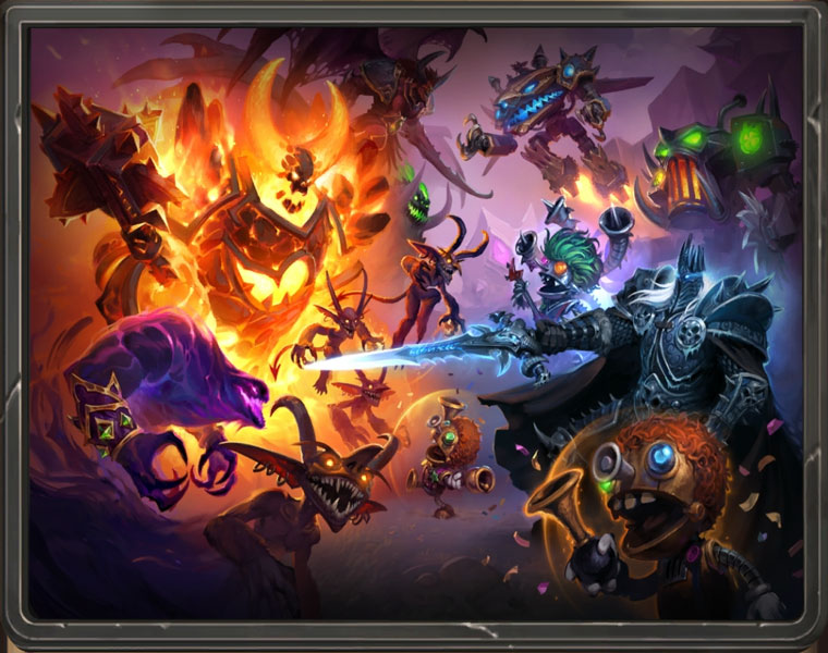 炉石传说酒馆战棋简单的一场对局,炉石传说酒馆战棋多少分算高