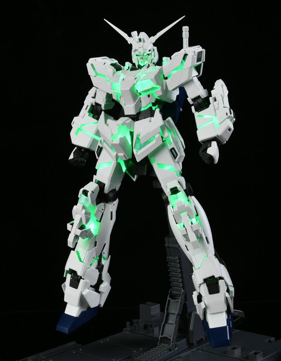 mgex独角兽高达测评,万代限定重炮高达mg开箱