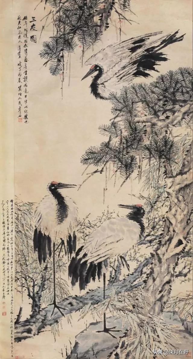 松竹梅岁寒三友桃李杏春风的出处,元朝青花松竹梅岁寒三友执壶图片