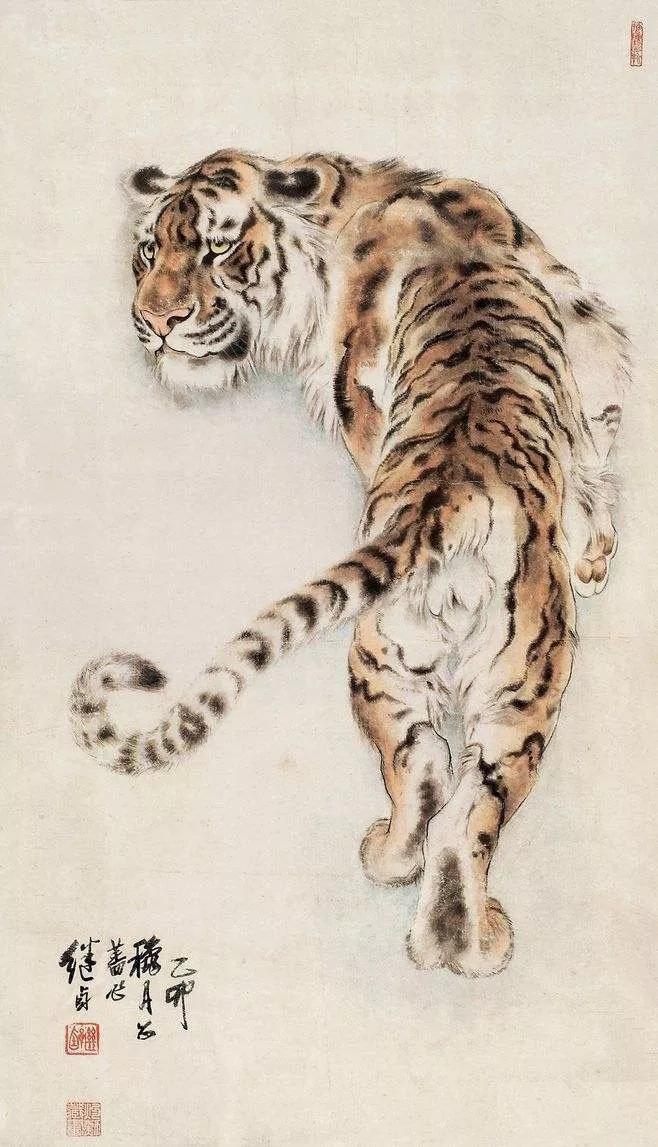 刘继卣画老虎,刘继卣的老虎画得最好