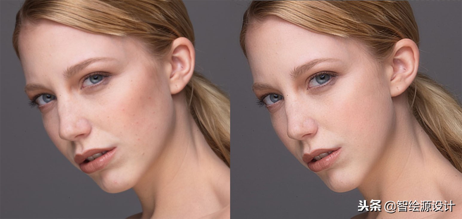 ps磨皮保留皮肤质感的磨皮技巧,ps脸部精修磨皮教程