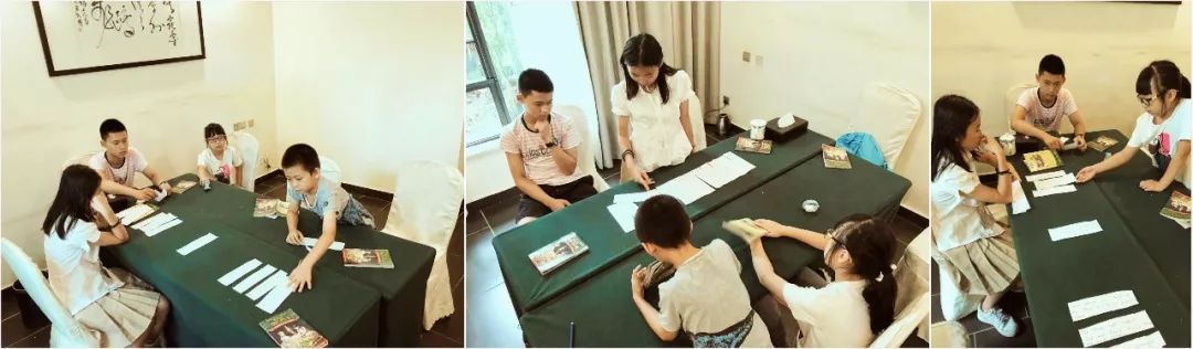 番薯汉桥夏令营进行时|书法剪纸绘画设计篮球和吃西瓜比赛