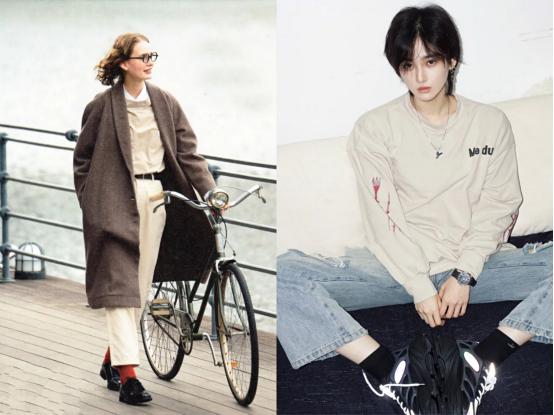 万茜帅气混剪,万茜黑色露脐装