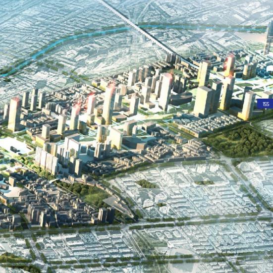 昆明未来的规划实景效果图,昆明东部商务区效果图