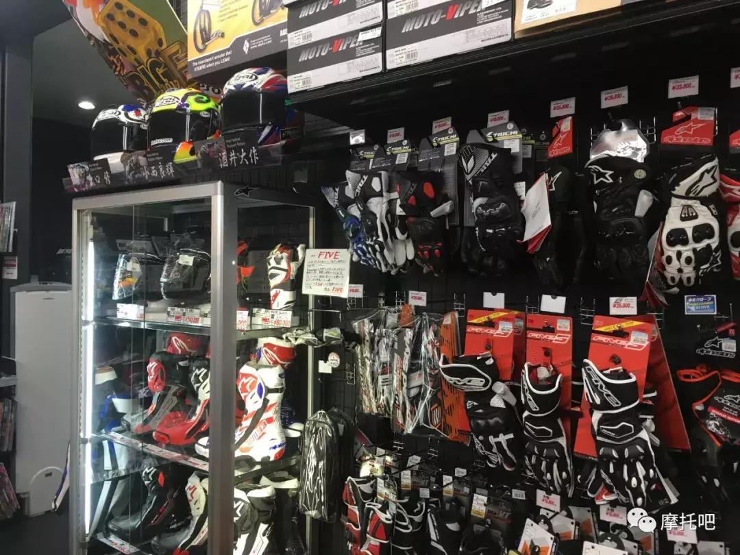 日本中古市场二手摩托车,日本大阪二手摩托装备店