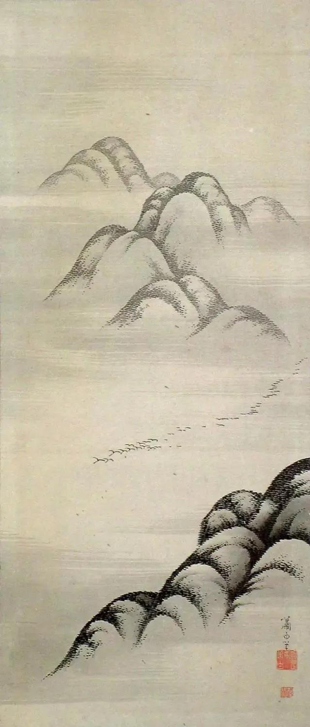 日本水墨画家,日本天才画家惊艳之作