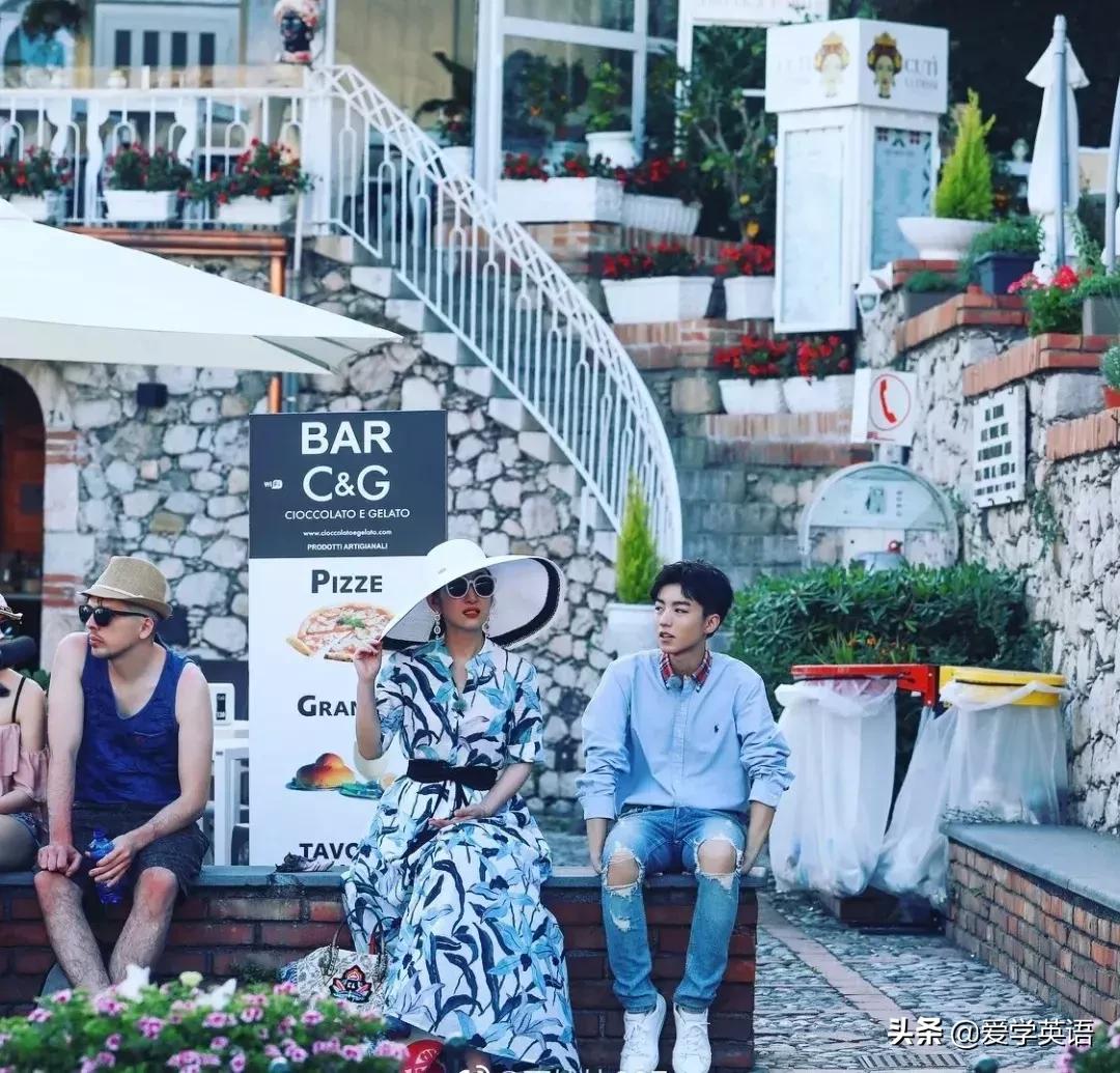 黄晓明中餐厅一口流利英语,黄晓明在中餐厅菜单