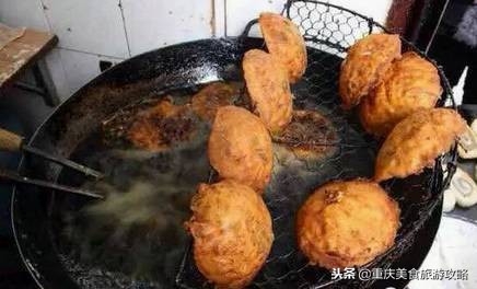 重庆渝北美食三角糕,重庆大坪美食推荐凉糕