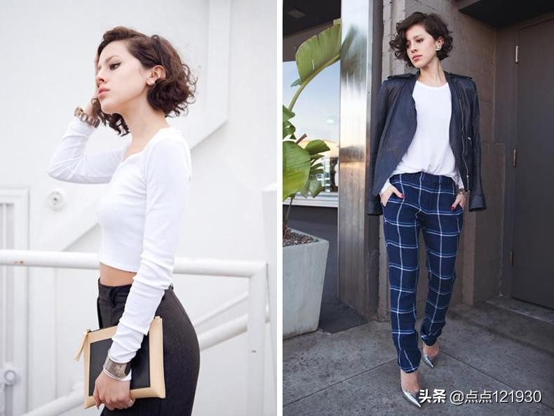 女款短发戴什么款的耳钉,短发适合戴耳钉还是耳坠