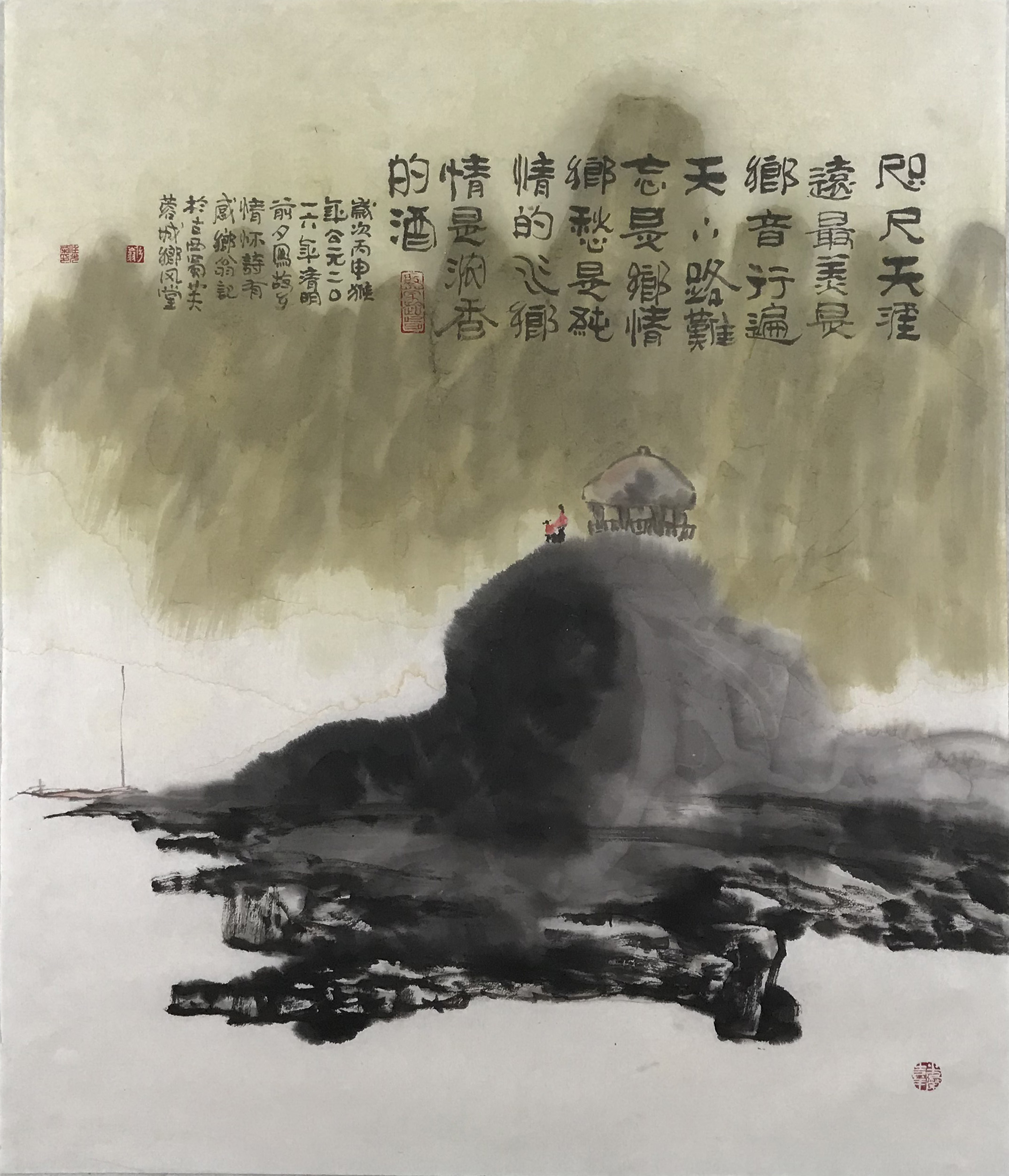 任光荣山水画精品欣赏,成都画家任光荣