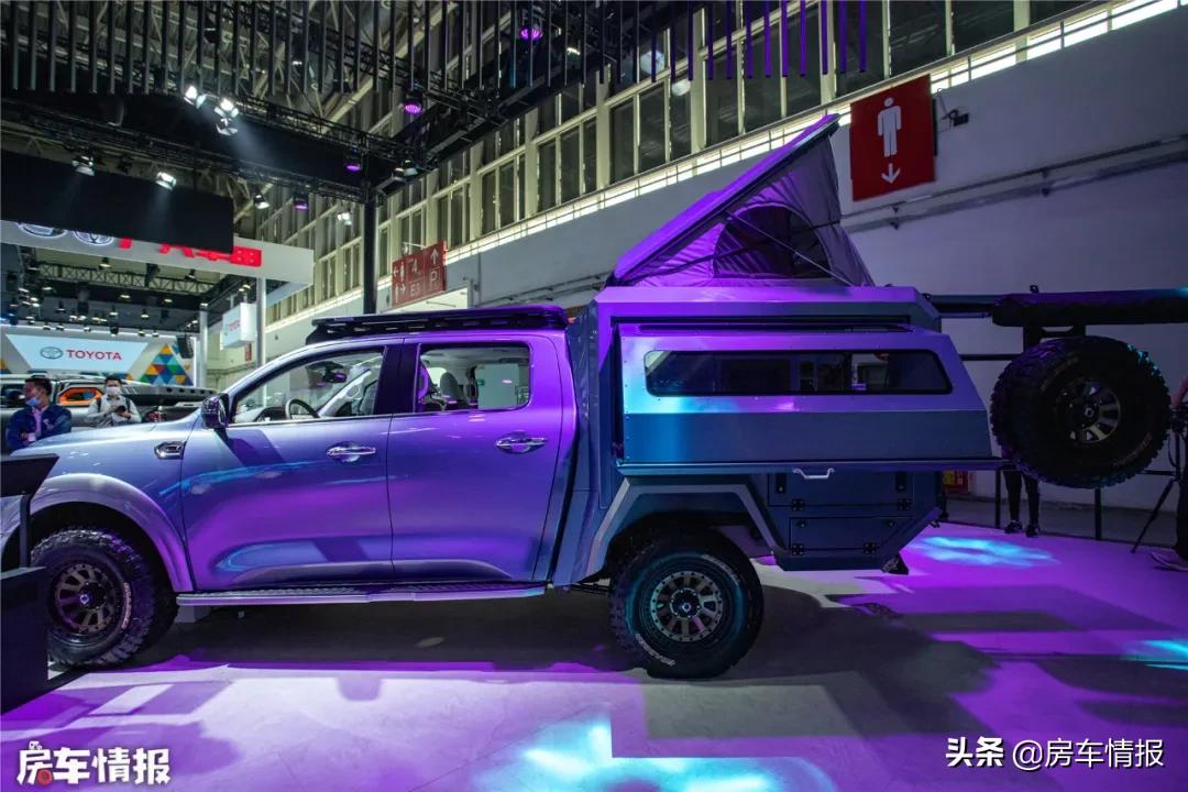 2022新款长城炮柴油版房车价格,最新款长城炮单排升顶房车