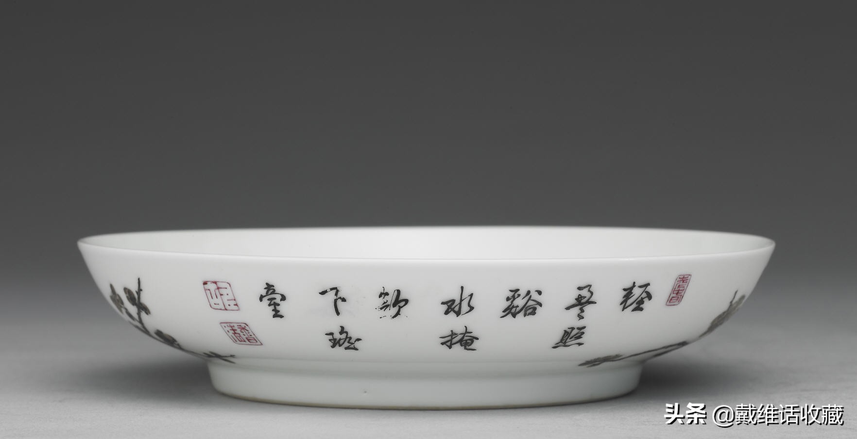 雍正珐琅彩真品款识用料,清雍正珐琅彩红料