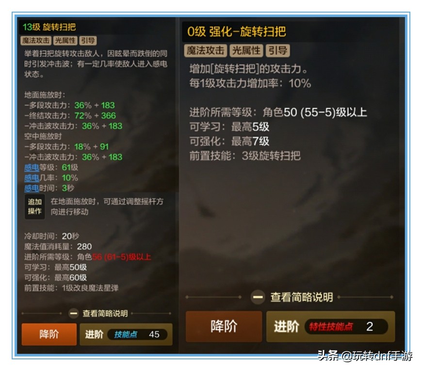 dnf手游魔道学者技能加点,魔道学者buff技能