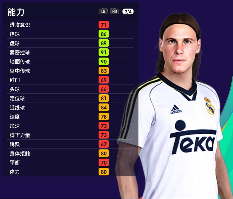 实况足球2023传奇强势球员,实况足球最新皇马精选