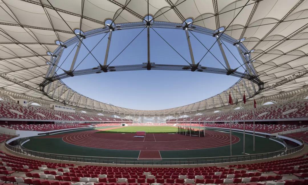 安阳文体中心体育场钢结构,北京建工工人体育场钢结构