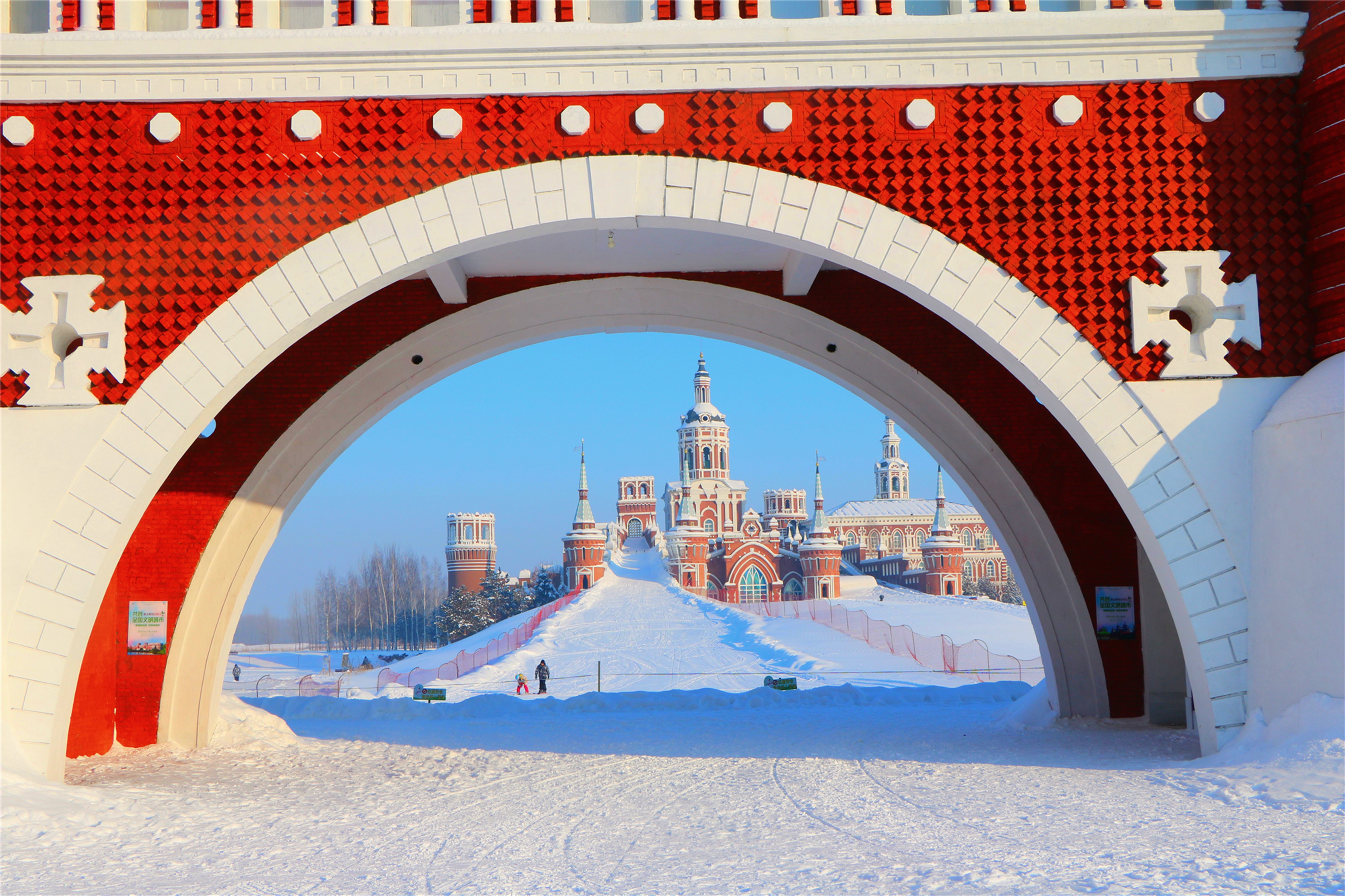 伏尔加庄园和俄罗斯风情小镇,伏尔加庄园浪漫的俄式冬季