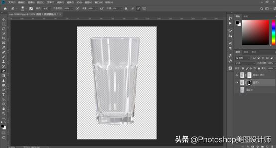 ps抠取透明物体教程,ps中抠透明玻璃酒杯