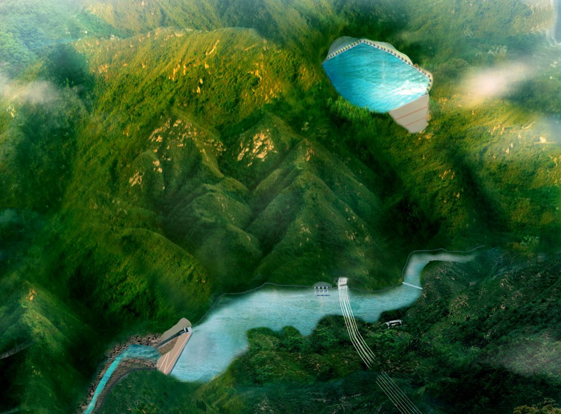 镇安抽水电站主体工程,镇安抽水蓄能电站施工现场