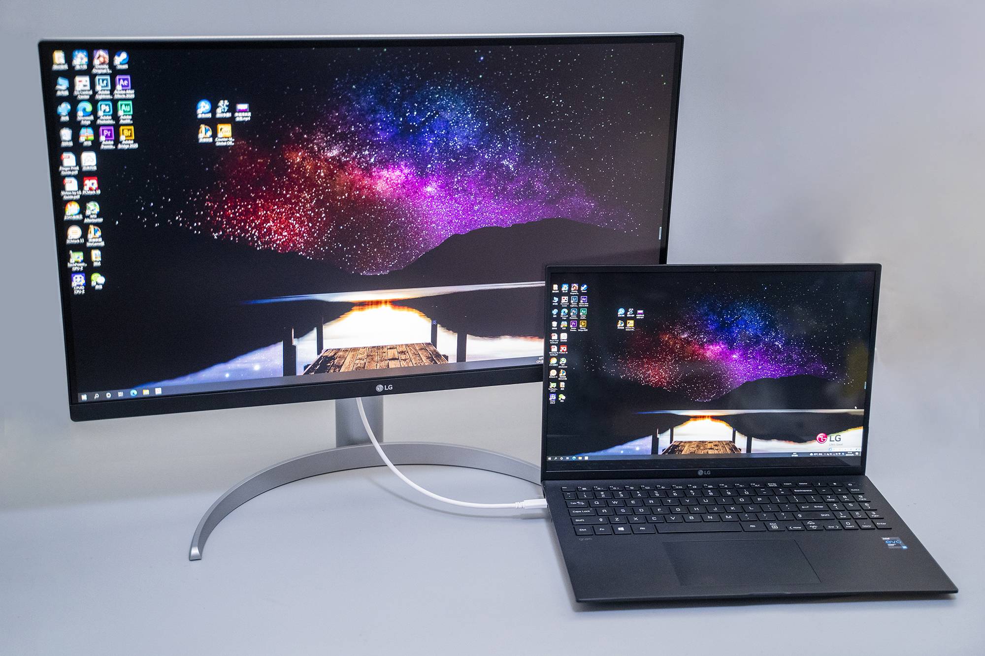 27寸4k显示器lg27up850n,升级显示器27寸